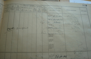 Il foglio d’uscita della matricola del carcere con la firma di Righetto Giampiero.