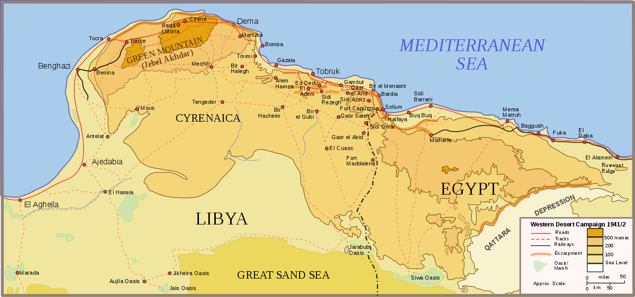 Disperso nella battaglia di Bardia, in Libia